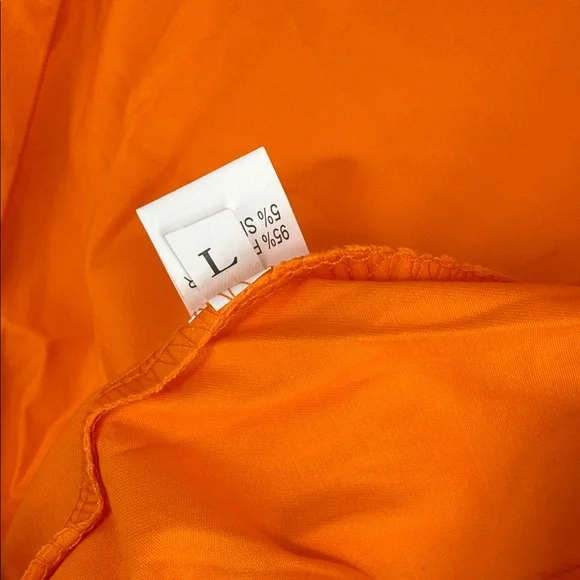 Dickies Bright Orange Short Sleeve Jumpsuit Size Large - Picture 5 of 7